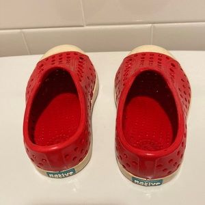 Red Natives little kid shoes